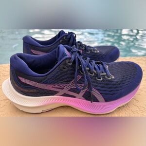 Asics Gel Kayano Lite 3 Blue Purple Running Shoes Women’s Size 8 VGC Clean